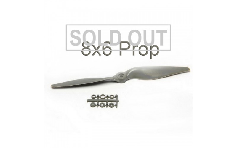 High Quality Grey Plastic APC 8x6 CCW Propeller Blade for RC Airplane Plane Fixed-Wing Parts